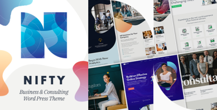 Nifty Business Consulting WordPress Theme  v1.3.6