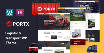 Portx WordPress Theme   v1.0.9 (Logistics and Transportation)