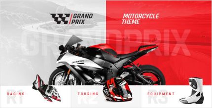 GrandPrix WordPress Theme v1.6 (Motorcycle Theme)