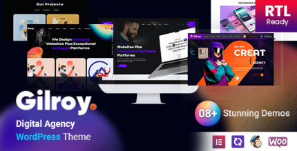 Gilory WordPress Theme v1.0.2:  (Digital Agency)