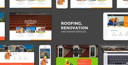 Roofing WordPress Theme   v3.6 (Renovation & Repair Service)