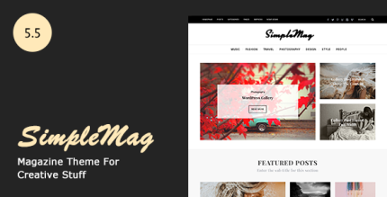 SimpleMag Theme v5.5  [GPL]