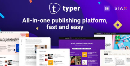 Typer WordPress Theme v1.20.0: